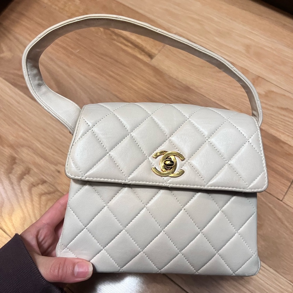Chanel Vintage Mini Kelly Too handle bag